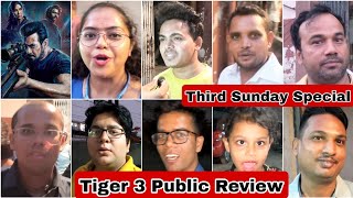 Tiger 3 Movie Public Review Third Sunday Special At Gaiety Galaxy Theatre In Mumbai