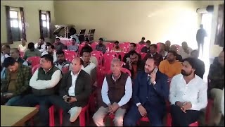 जानसठ में ग्राम विकास अधिकारी का हुआ विदाई समारोह आयोजित