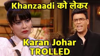 Bigg Boss 17 | Khanzaadi Ko Lekar Social Media Par Troll Huye Karan Johar
