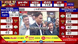 Chittorgarh News | विधानसभा चुनाव की मतगणना, निर्दलीय प्रत्याशी चंद्रभान सिंह आक्या जीते | JAN TV