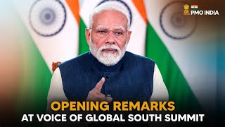 PM Narendra Modi's opening remarks at Voice of Global South Summit