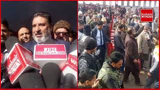 Apni Party's leader Altaf Bukhari Visits Nambla UriReport By Malik Danish