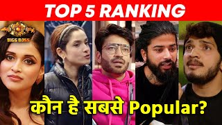 Bigg Boss 17 | TOP 5 Ranking | Kaun Hai NO. 1? | Ankita, Mannara, Munawar, Vicky, Anurag
