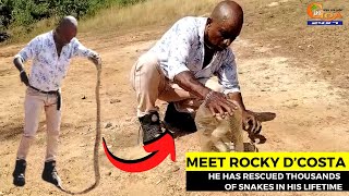 Meet Rocky D’Costa, He has rescued thousands of snakes in his lifetime