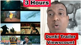Dunki Trailer Record Breaking Viewscount In 3 Hours