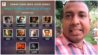 Most Popular Male Stars of Bollywood On November 2023