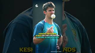 Pandit Keshav files FIR, urges ban on Mitchell Marsh for disrespecting the World Cup.