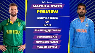 India vs South Africa | 1st ODI match 2023 | Match Preview and Stats | Cricktracker