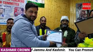 JKTJAC Kupwara Organised oath Ceremony For Newly Elected Representatives and Welcome Program For CEO