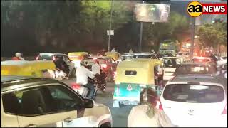 ISBT Kashmiri Gate Outer Ring Road. Jam .. Jam Pollution इससे निजाक्त के स्थाई उपायों पर काम नही