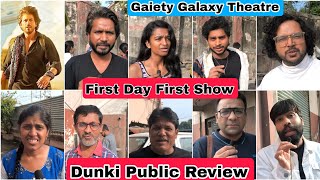 Dunki Movie Public Review First Day First Show At Gaiety Galaxy Theatre In Mumbai