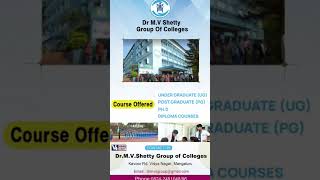 Dr.M.V.Shetty Group of Colleges || V4NEWS