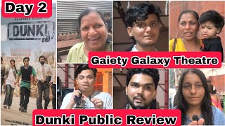 Dunki Movie Public Review Day 2 Evening Show At Gaiety Galaxy Theatre In Mumbai
