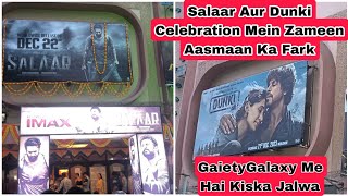 Dunki Vs Salaar Promotional Tactics At Gaiety Galaxy Theatre In Mumbai, Janiye Kaun Hai Aage!