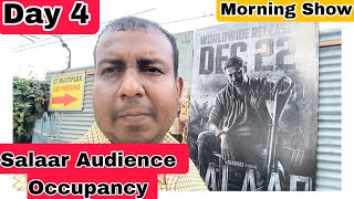 Salaar Movie Audience Occupancy Day 4 Morning Show