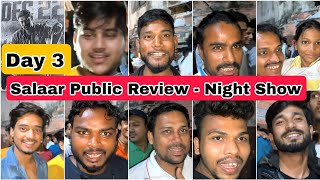 Salaar Public Review Day 3 Night Show At Gaiety Galaxy Theatre In Mumbai