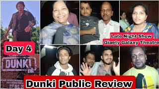 Dunki Public Review Day 4 Late Night Show At Gaiety Galaxy Theatre In Mumbai