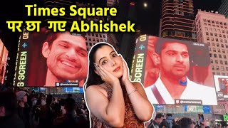 Bigg Boss 17 | Times Square Par Chaa Gaye Abhishek Kumar, New York