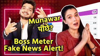 Bigg Boss 17 Latest Bigg Boss Meter Trend  | Munawar Ko Lekar Fake News Failayi Jaa Rahi Hai