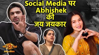 Bigg Boss 17 | Ayesha Ko Expose Karne Par Abhishek Social Media Par Chaa Gaye