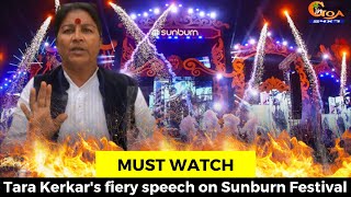 #MustWatch- Tara Kerkar's fiery speech on Sunburn Festival