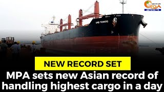 New record set. ﻿MPA sets new Asian record of handling highest cargo in a day