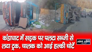 Kandaghat/Truck Overturned/ Injured