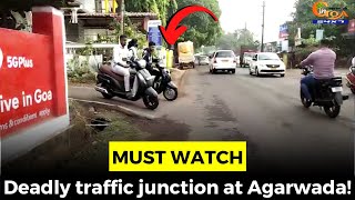 #MustWatch- Deadly traffic junction at Agarwada!