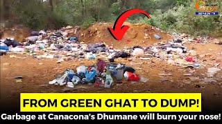 From green ghat to dump! Garbage at Canacona's Dhumane will burn your nose!