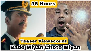 Bade Miyan Chote Miyan Teaser Viewscount In 36 Hours