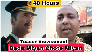 Bade Miyan Chote Miyan Teaser Viewscount In 48 Hours