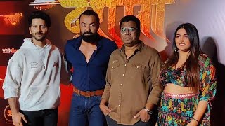 Bobby Deol Grand Entry At Dashmi Movie Screening To Support Amrish Puri's Grandson Vardhan Puri
