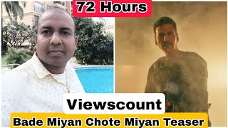 Bade Miyan Chote Miyan Teaser Viewscount In 72 Hours