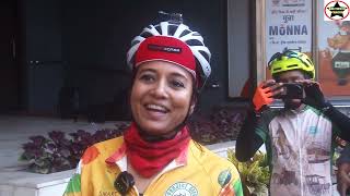 Flag-off Tour of Dholavira, Two wheels for better planet.Cyclist Firoza,Pankaj geared Up For Journey