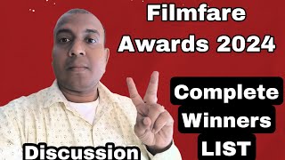 69th Filmfare Awards 2024 Winners List Reaction By Bollywood Crazies Surya