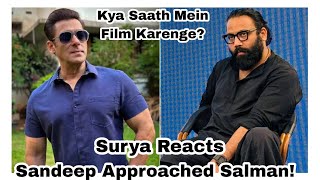 Sandeep Reddy Vanga Approached Salman Khan For A Dark Thriller Film? Will Bhaijaan Accept It,My Take