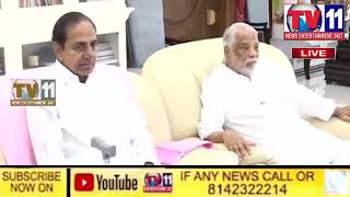 BRS  party chief K Chandra Shekar Rao holds meeting with Party MPs and MLAs, at his farm house