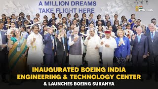 PM Modi inaugurates Boeing India Engineering & Technology Center & launches Boeing Sukanya Prog