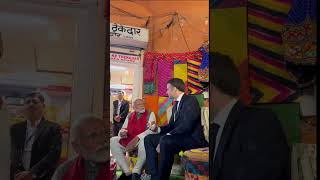 PM Modi & President Macron had a tea in Jaipur  & paid via UPI