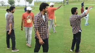 Vijay Playing Cricket In Shooting Spot  Unseen Cute Video | The Greatest Of All Time Shooting Spot