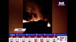 સાણંદ : ખોરજમાં ગામના મકાનમાં લાગી આગ | MantavyaNews