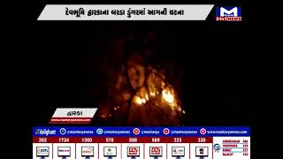 દેવભૂમિ દ્વારકાના બરડા ડુંગરમાં આગની ઘટના | MantavyaNews