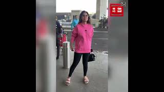 #HinaKhan की तबीयत में आया सुधार, लंबे समय बाद airport पर spot हुई actress