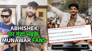 Abhishek Malhan Par Bure Bhadke Munawar Fans, Twitter Par Bawal
