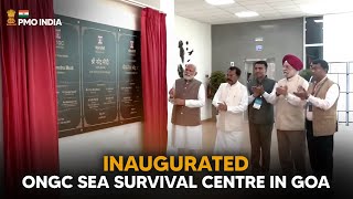 LIVE: PM Modi inaugurates Integrated Sea Survival Training Centre, ONGC Institute