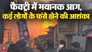 Delhi: पेंट की फैक्ट्री में लगी भीषण आग, कई लोग झुलसे!