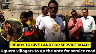 "Ready to give land for service road". Uguem villagers to up the ante for service road