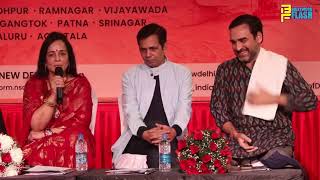 Pankaj Tripathi and Smita Thackeray at Press Conference of NSD at Mukkti Hub
