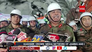 Breakthrough ceremony of nowshera tunnel on  jammu poonch highway