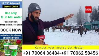 Tourists and Locals  Enjoying Snowfall in  Doodhpathri Budgam